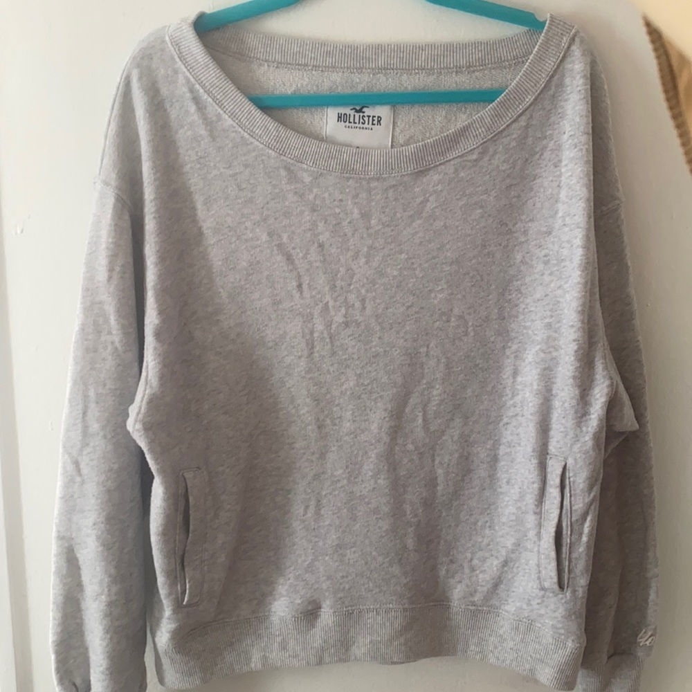 Hollister off the shoulder crew neck